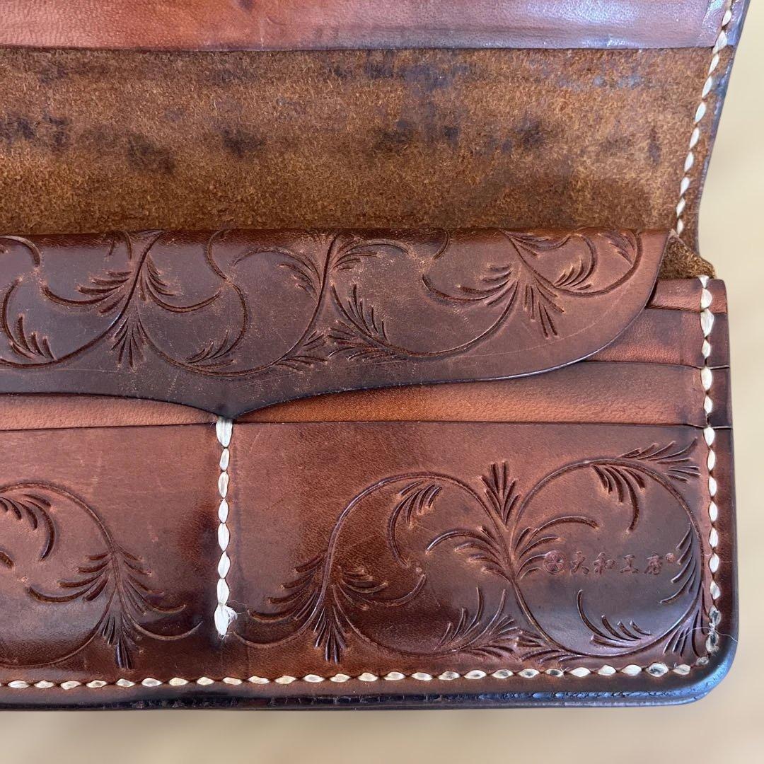 《大和工房　フルカービング長財布》 最終大幅値下からのプライスレス