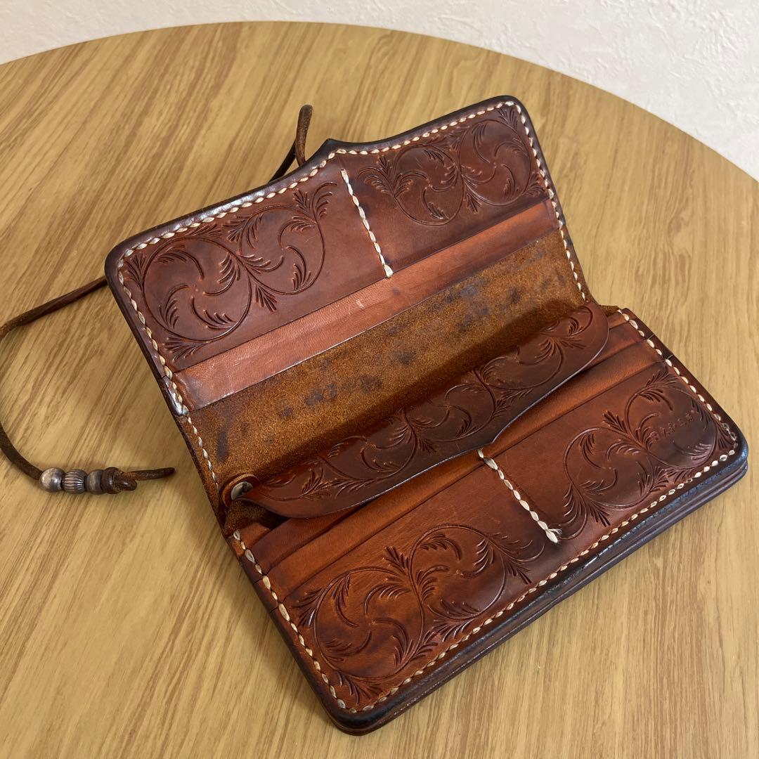 《大和工房　フルカービング長財布》 最終大幅値下からのプライスレス