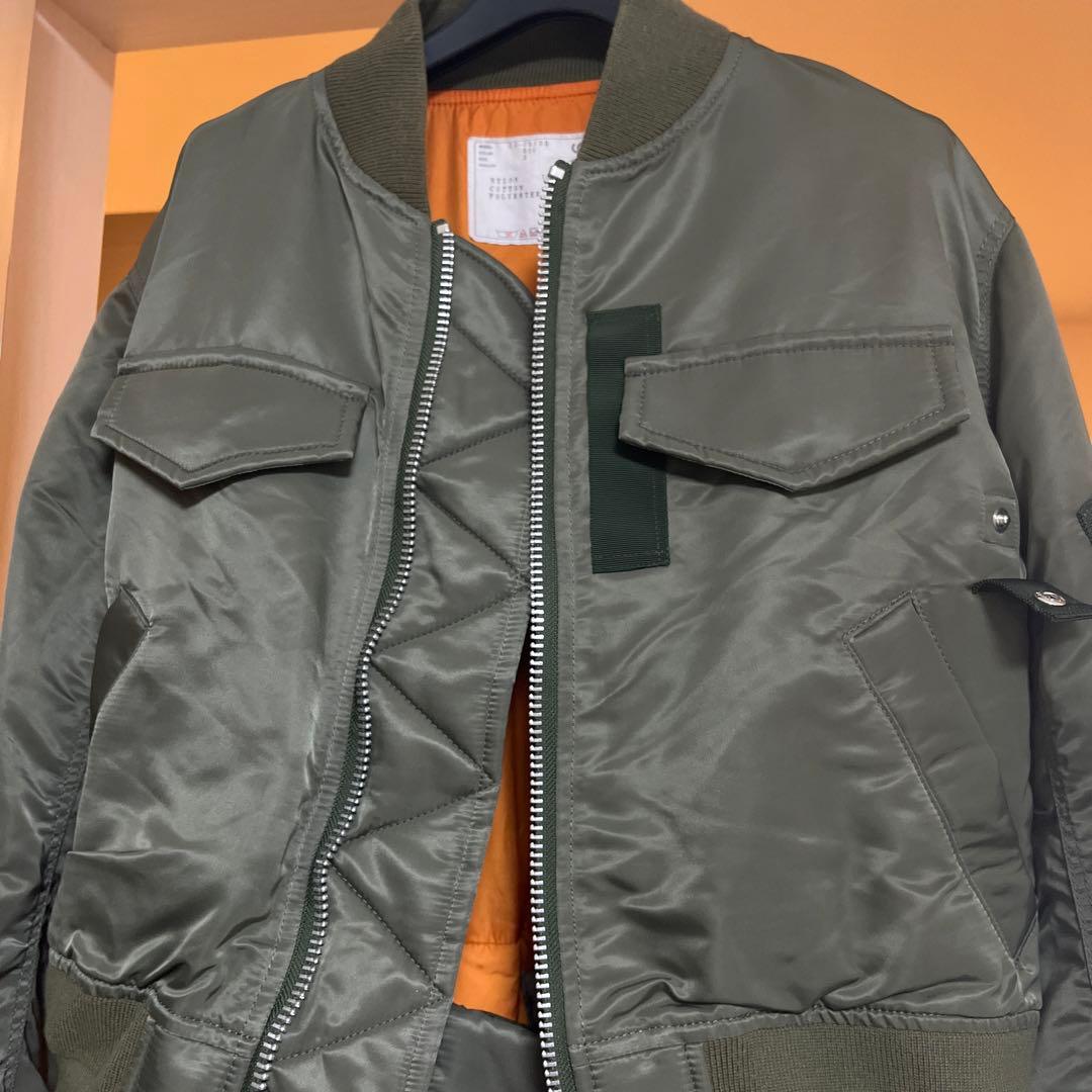 ☆お値下げ☆ sacai MA-1 ドッキングコート - メルカリ