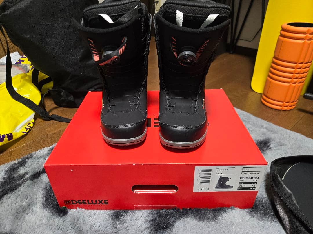 DEELUXE ID DUAL BOA ブラック 25.0 DEELUXE（ディーラックス） 日本正規品 スノーボード ブーツ DEELUXE