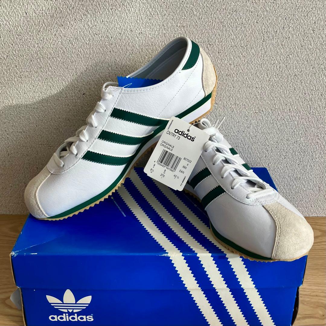【新品未使用】adidas COUNTRY 73 ホワイト×グリーン 27.5 新品未使用】adidas COUNTRY 73 ホワイト×グリーン 27.5 - メルカリ
