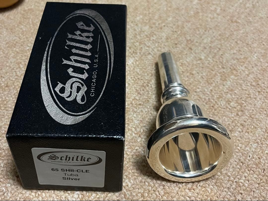 テューバ　マウスピース　シルキー ヘルバーグⅡ CLE チューバマウスピース Schilke（シルキー）Helleberg II CLE Lyric
