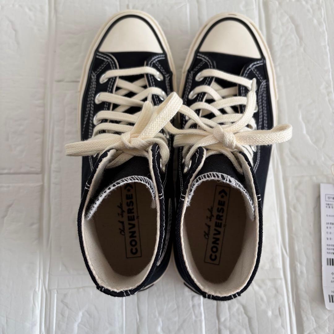 ⭐︎韓国限定⭐︎CONVERSE CT70 BLACK HICUT 24.5cm