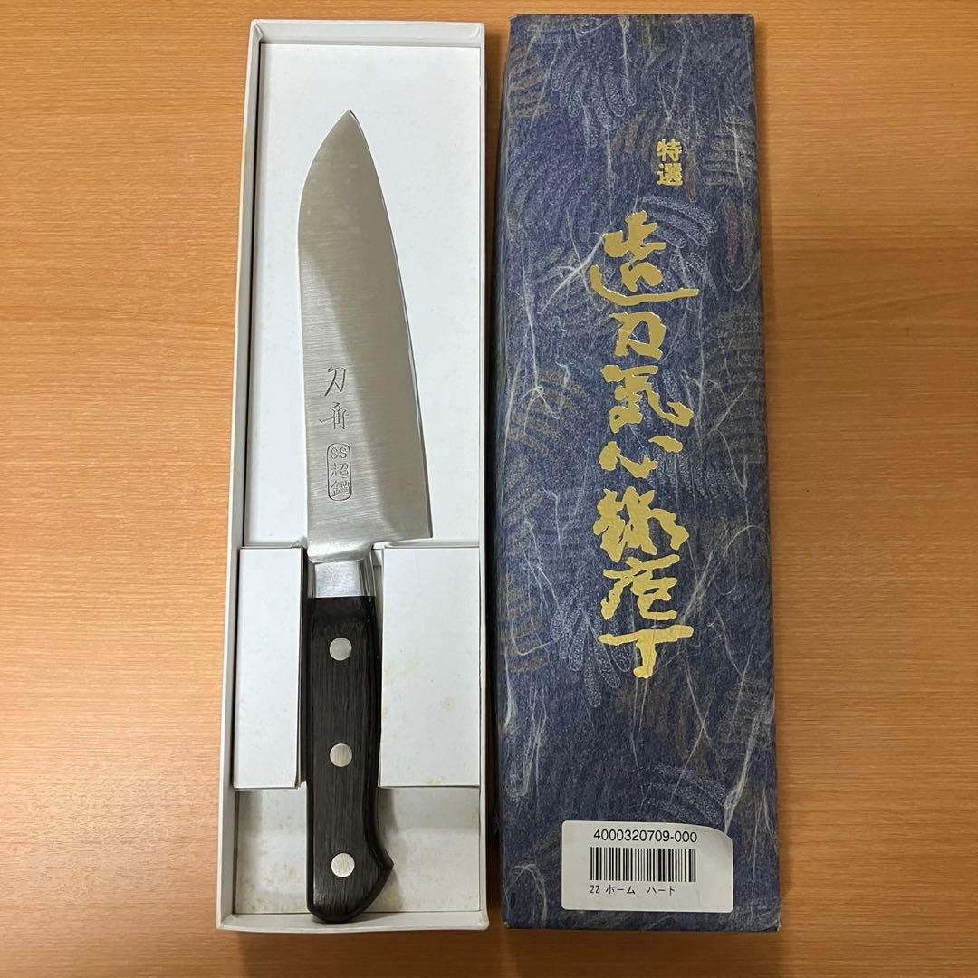 刀舟鎌型 三徳包丁 ss超鋼 - メルカリ