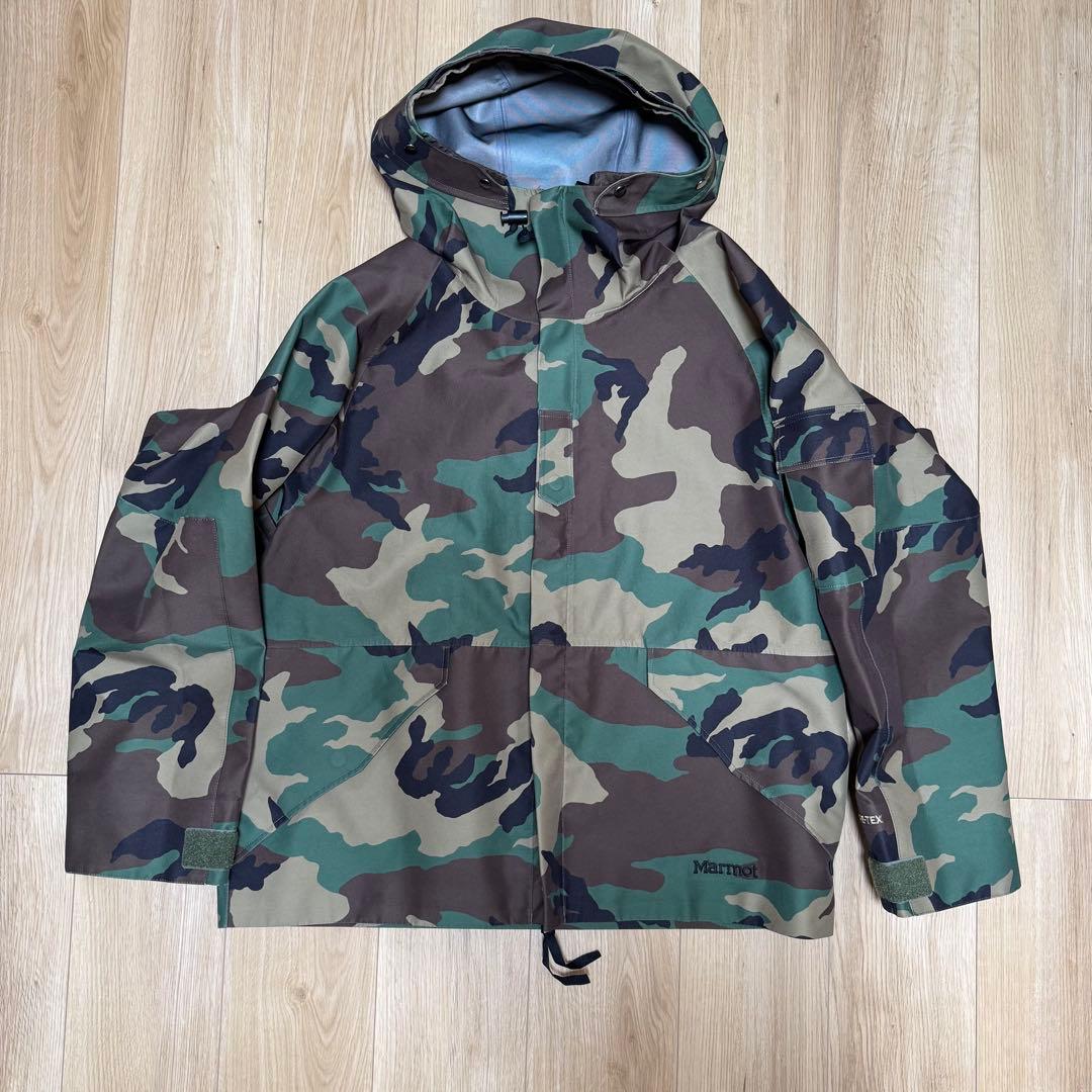 marmot beams 別注 GORE-TEX シェルジャケット M カモ柄 - メルカリ