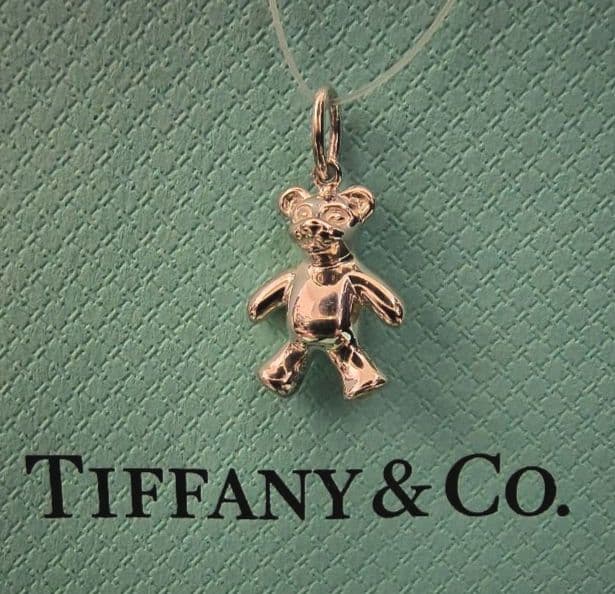 ティファニー テディベア チャーム シルバー 925 クマ 熊 ペンダント