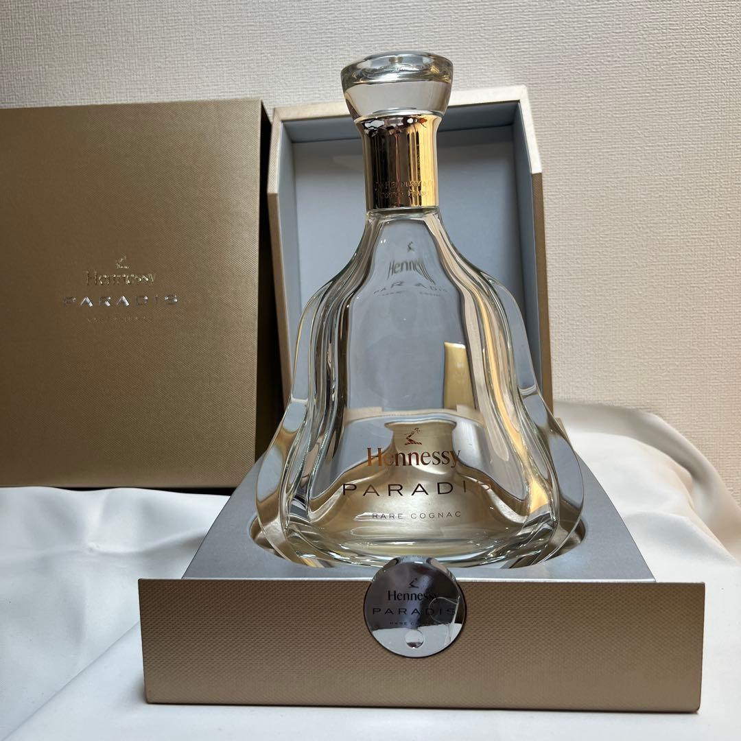 Hennessy PARADIS 空瓶　空箱　　未洗浄 2026年最新】ヘネシー パラディ 空瓶の人気アイテム - メルカリ