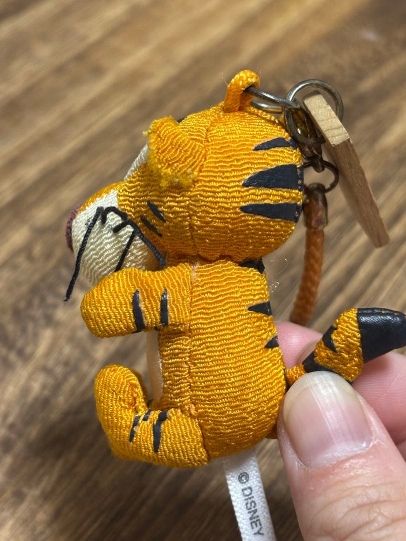 ディズニー くまのプーさん ティガー ちりめん ストラップ レア 廃盤品