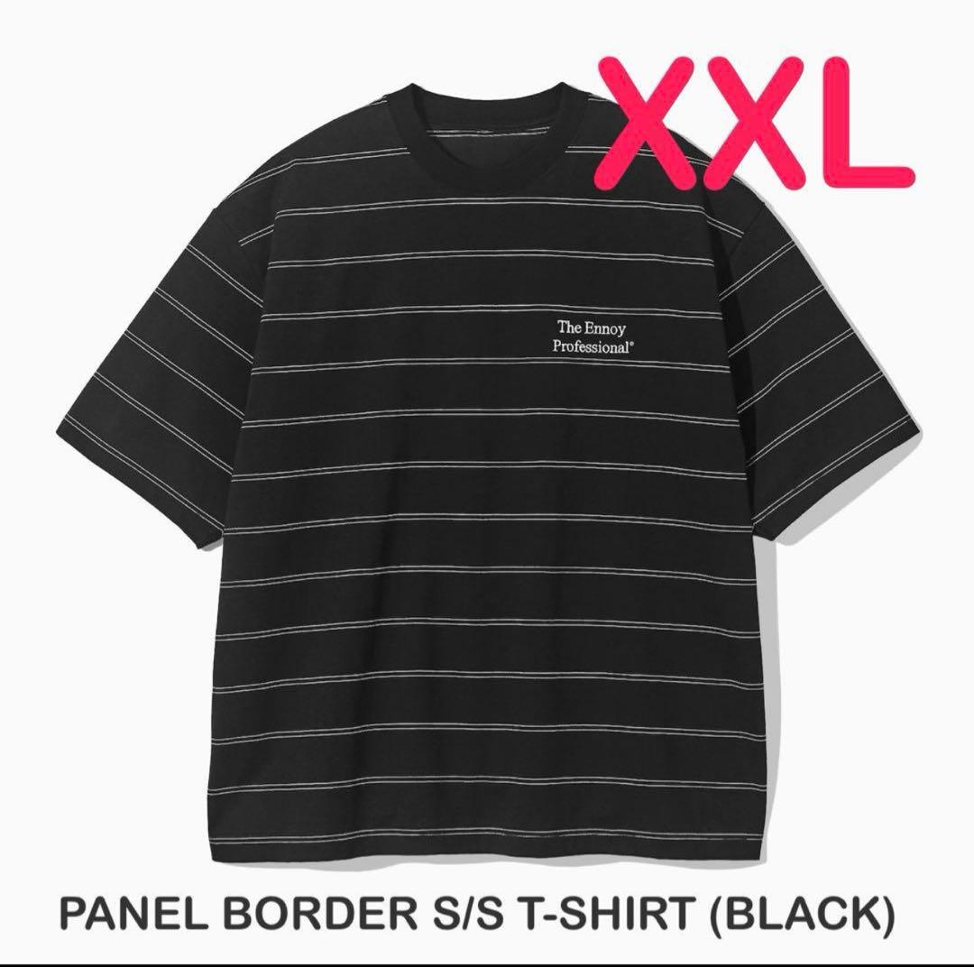 ENNOY PANEL BORDER S/S T-SHIRT ブラック XXL 2025年 8/3 発売】ENNOY “PANEL BORDER S/S T-SHIRT COTTON 100