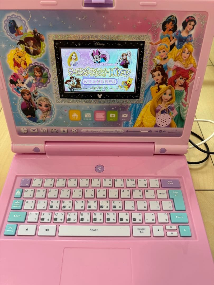 値下げしました！Disney ラーニングマイスイートパソコン ディズニー＆ピクサーキャラクターズ ラーニングマイスイートパソコン