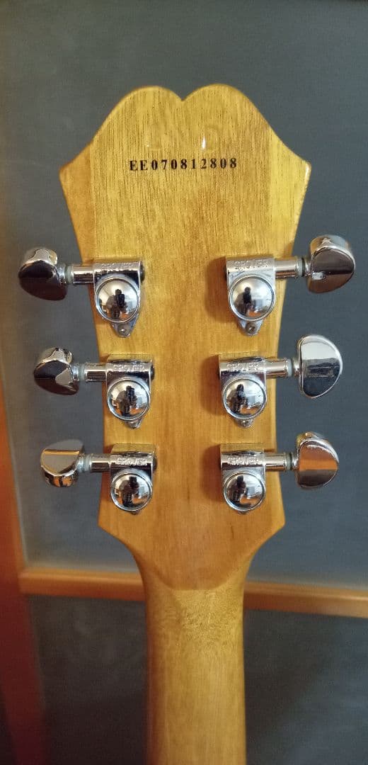 ユ*イ様 エピフォン DOT ナチュラル セミホロウボディ程度良好 - メルカリ