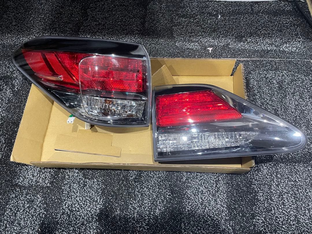 10系レクサス450h純正テールランプ/部品取り用・中古 美品】レクサス RX450h RX300 後期 純正 テールライト 左右セット 1台