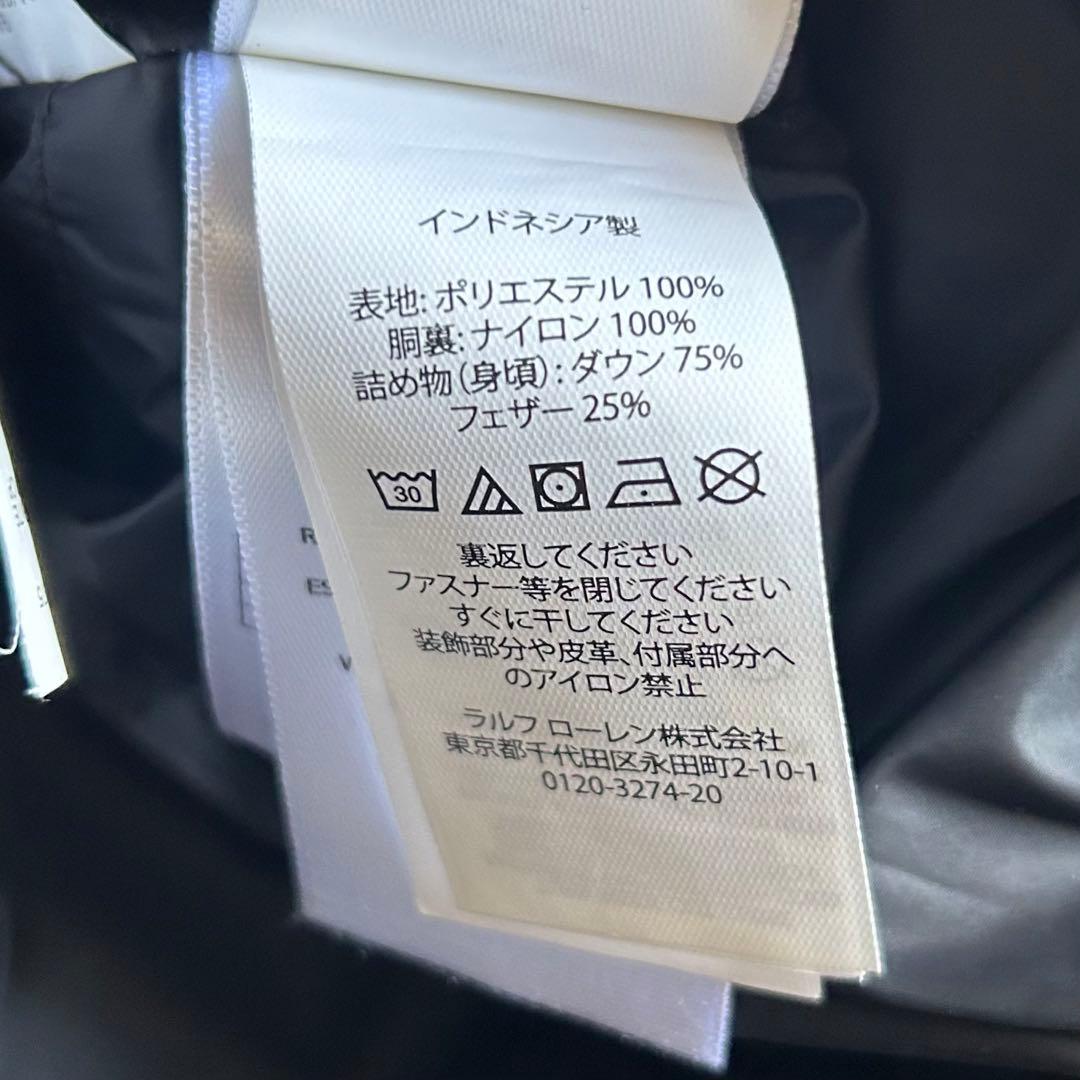 POLO RALPHLAUREN ダウンベスト ビックポニー刺繍 グレー - メルカリ