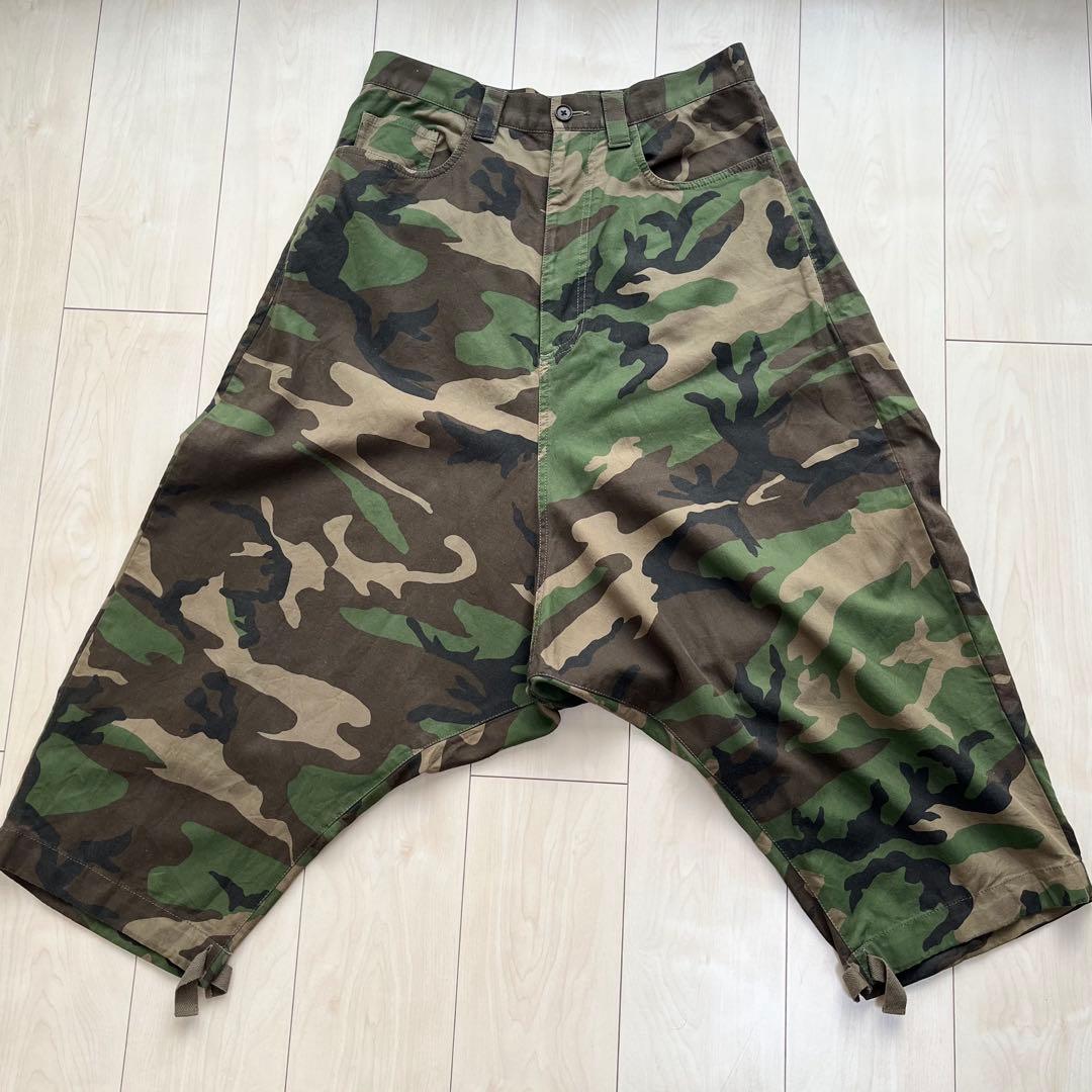 Y's ワイズ ヨウジヤマモト サルエルパンツ カモフラ 迷彩 3 - メルカリ
