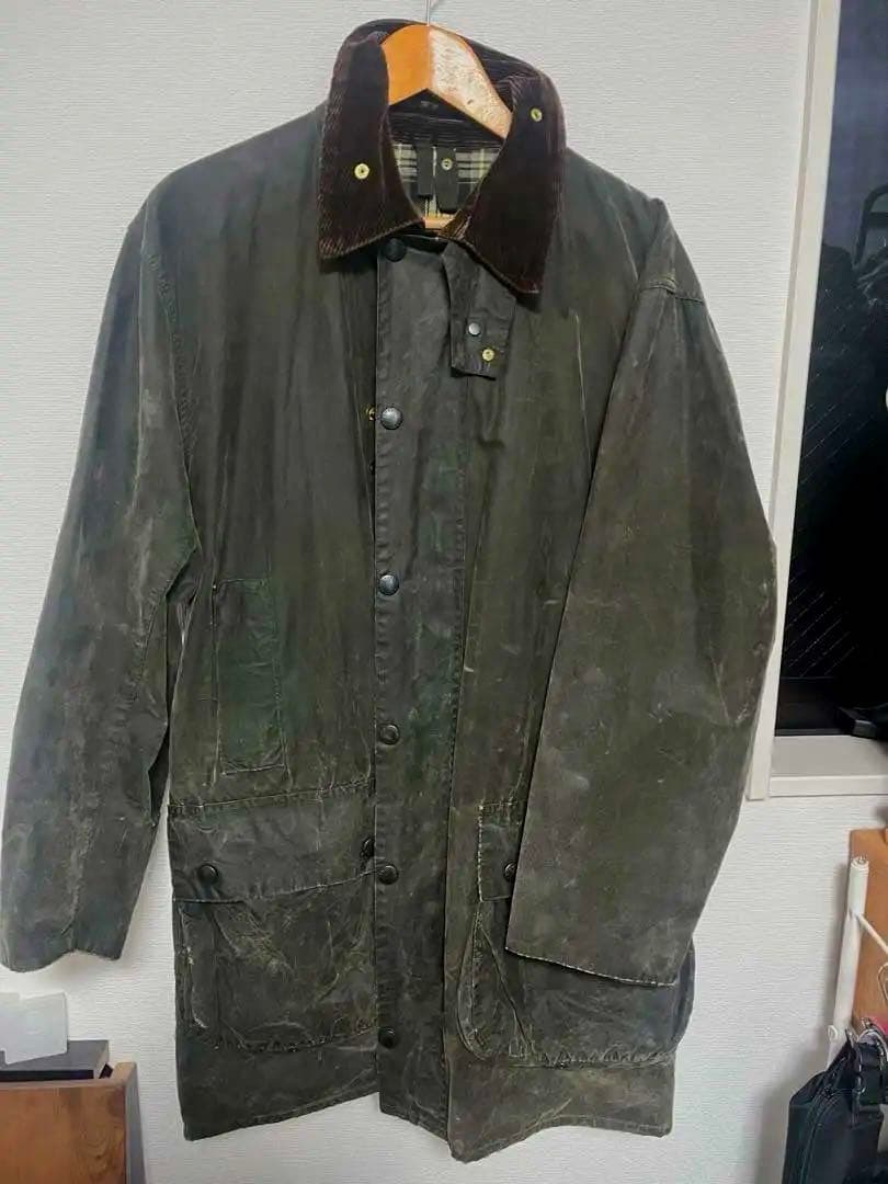 グ*ン様 Barbour borderボーダー 40 L セージ グリーン リプ - メルカリ