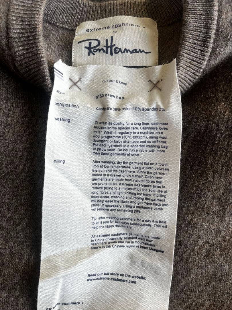 売り切り1/30終了大幅値下げ☆ロンハーマン別注エクストリームカシミア