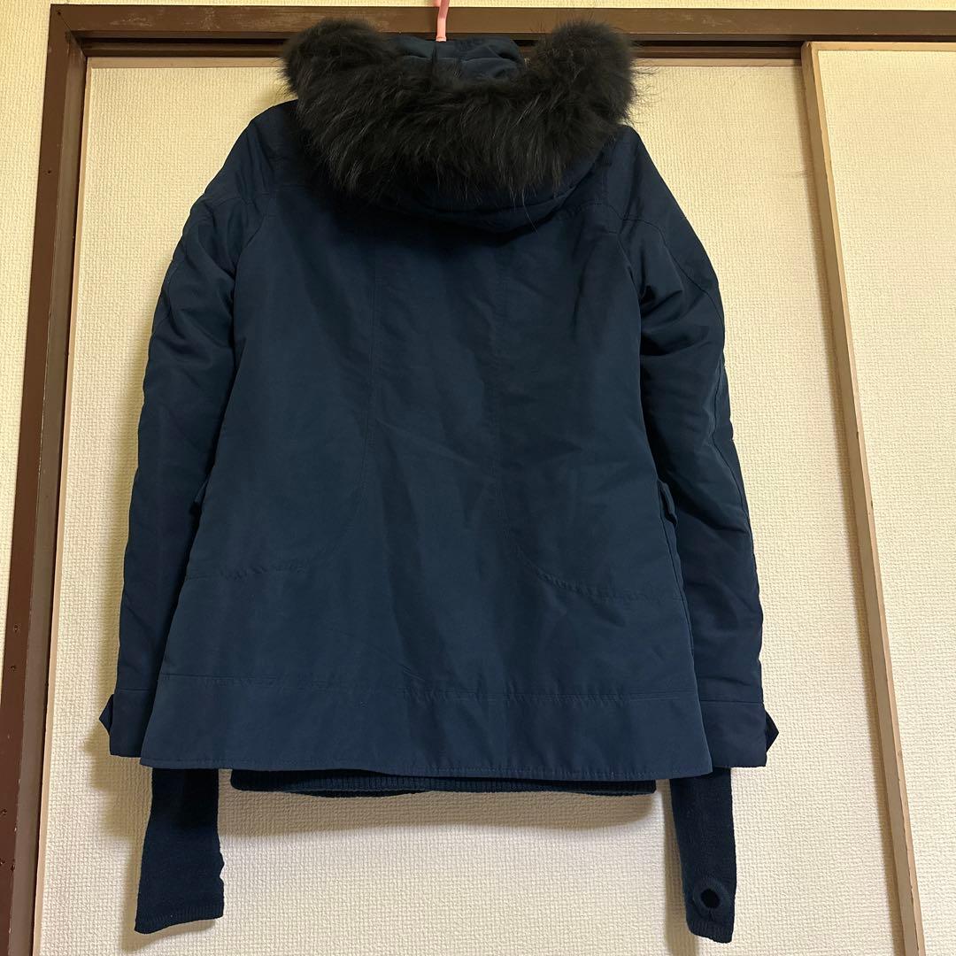 ネイビー ファー付きモッズコート N3B ハーフコート - メルカリ