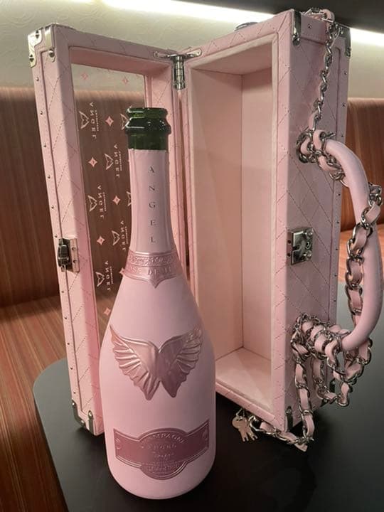 エンジェル 薄ピンク ケース 空き瓶 エンジェルドゥミセックピンク