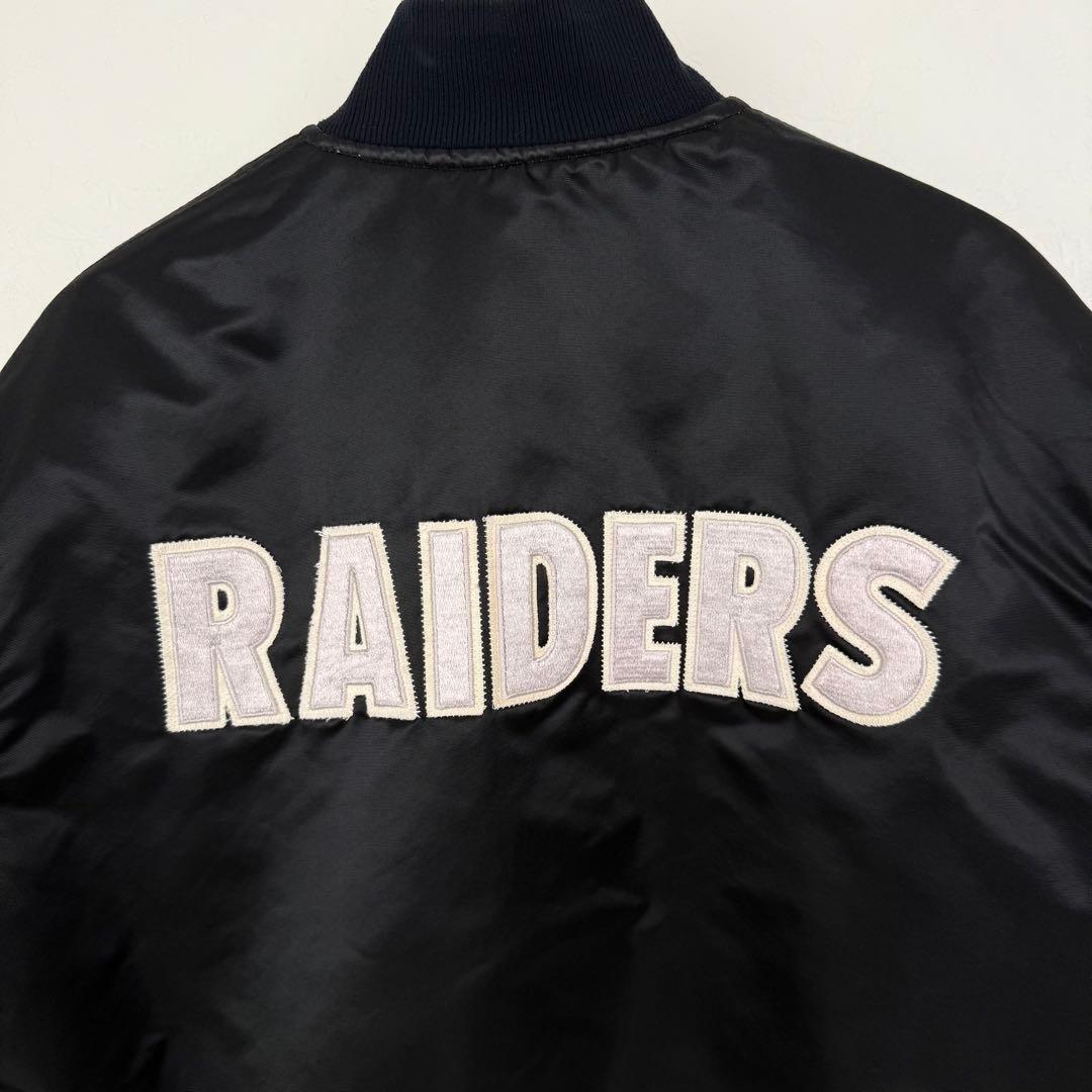STARTER RAIDERS 80s 90s リバーシブルスタジャン シルバー - メルカリ