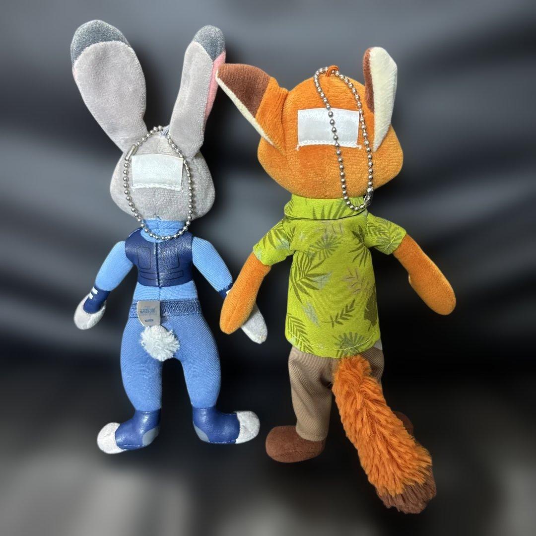 ディズニーリゾート ズートピア ぬいぐるみバッジ ニック ジュディ