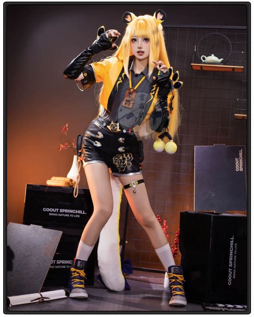 橘福福コスプレ 武器/靴付き ゼンゼロ - メルカリ