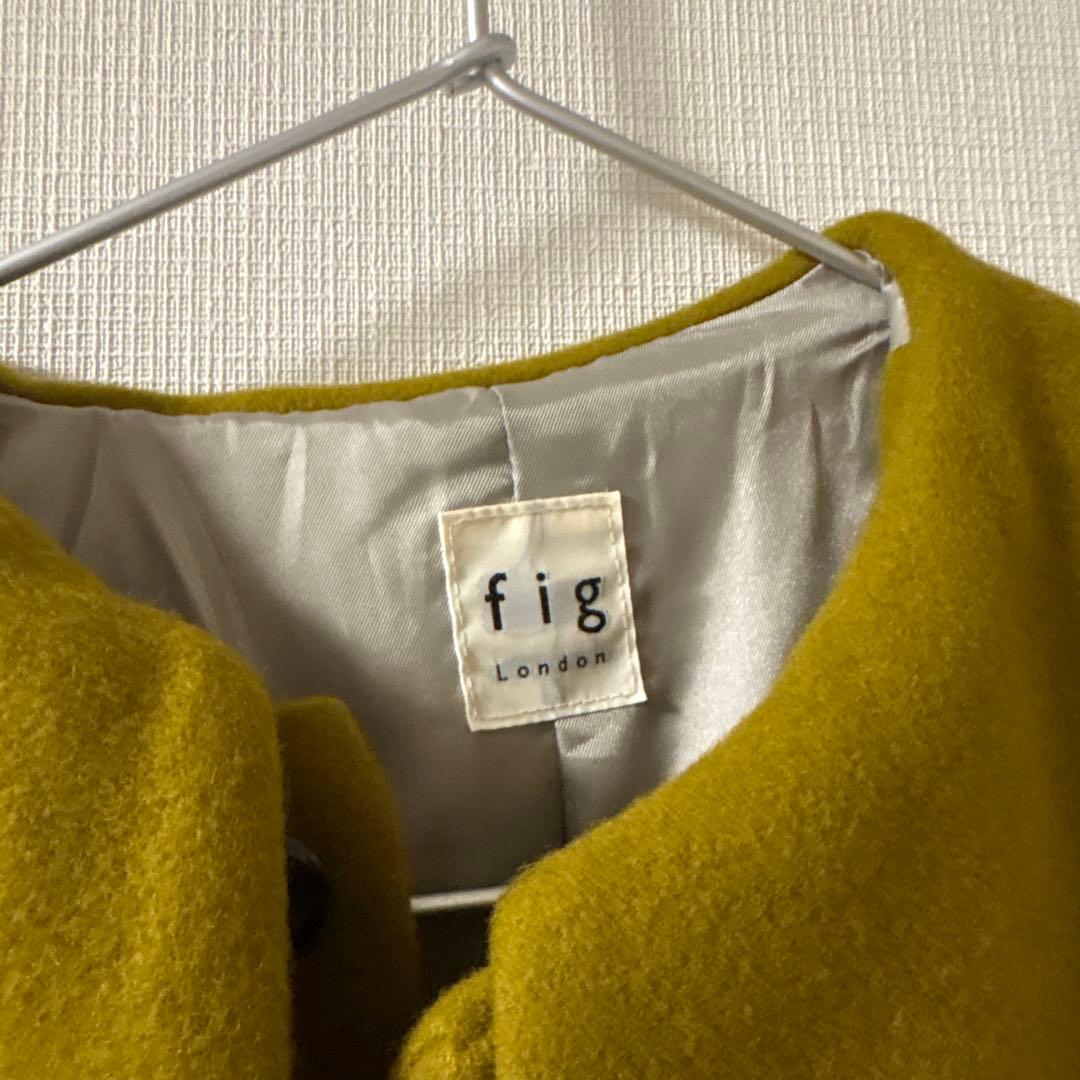 fig London マスタードコート エアリアルパイル Lottaコート - メルカリ