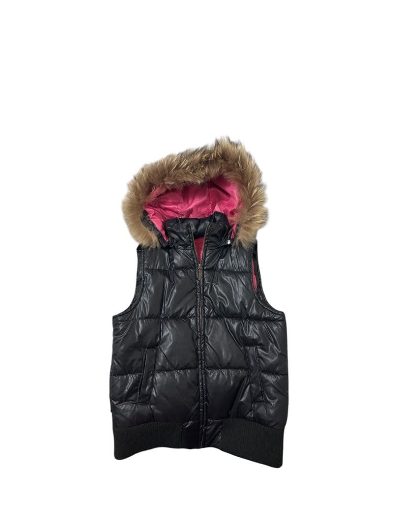 archive y2k grunge ファーダウンベスト 平成 ギャル SWAG