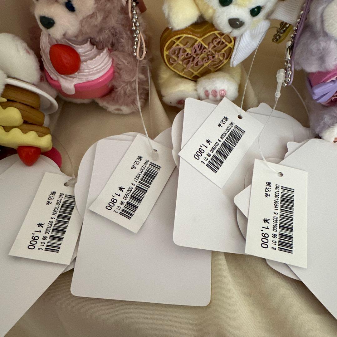 ダッフィーフレンズ ぬいぐるみ ストラップ チャーム 9点セット