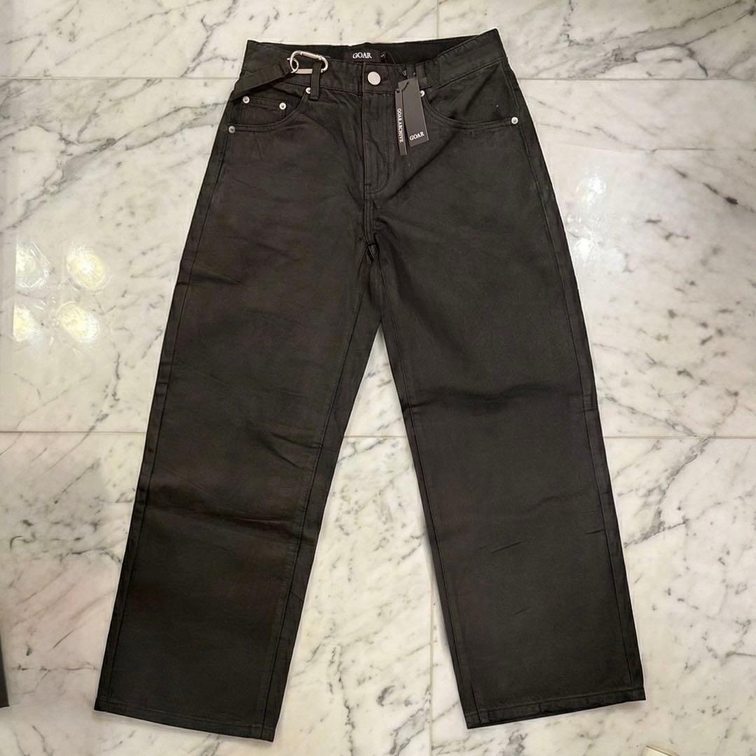 goar.archive STRAPPED BAGGY OIL PANTS S - メルカリ