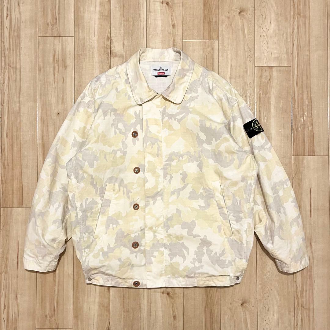 激レア！2022SS SUPREME STONE ISLAND“ICE JKT” - メルカリ