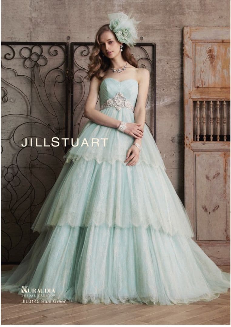 JILLSTUART ジルスチュアート カラードレス ウェディング blue - メルカリ