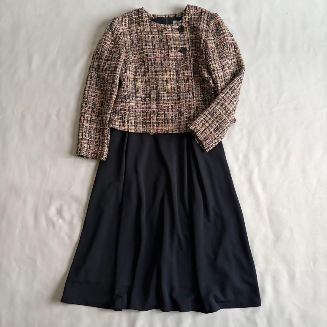 セオリーリュクス】ワンピース PEBIAL DERRIE ネイビー 36 セオリー