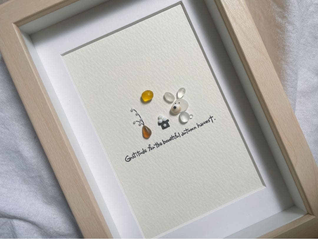 シーグラスアート 12か月カレンダー S-182