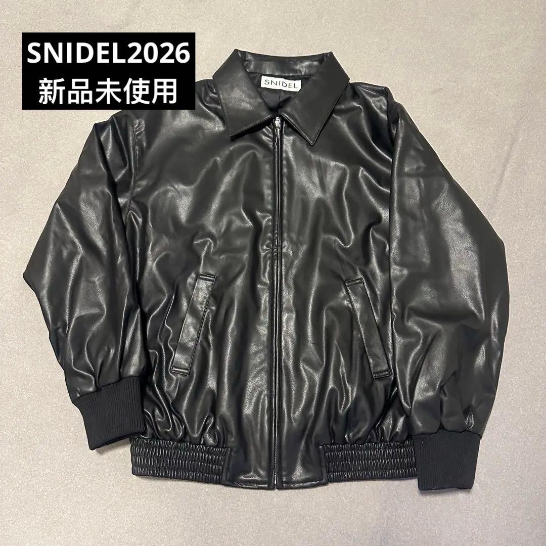 本日限定 SNIDEL 福袋2026 ブラックレザージャケット 未使用未開封