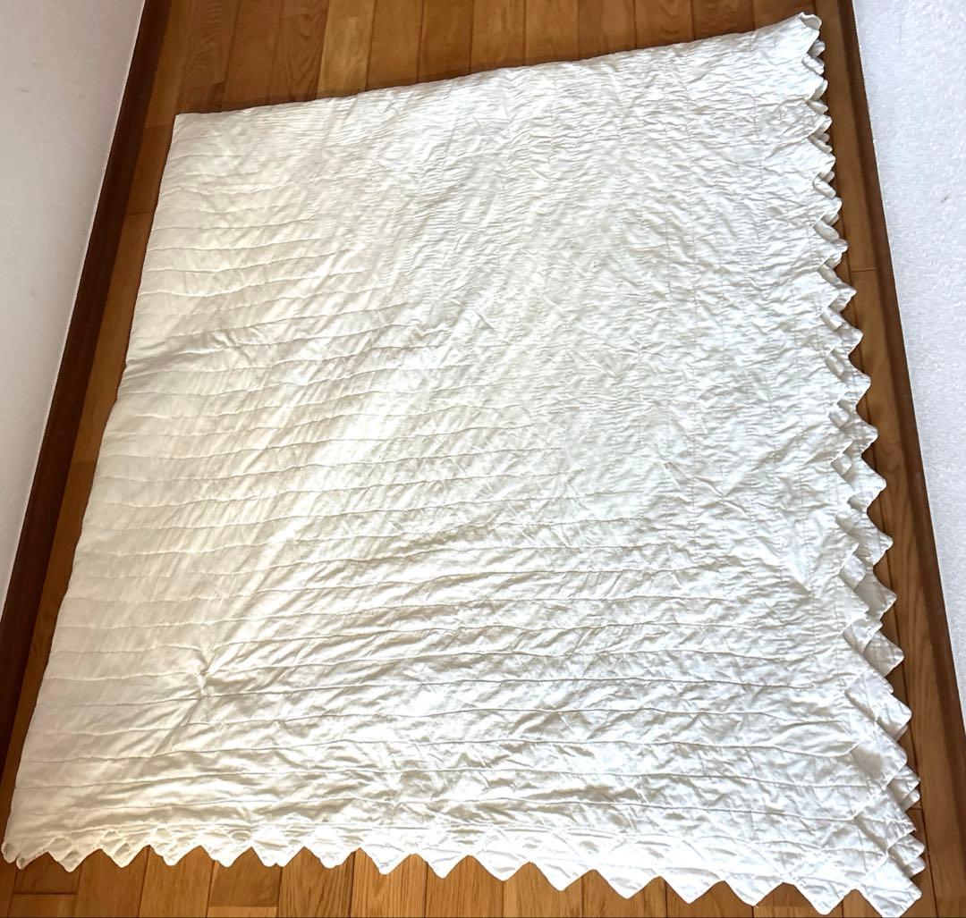 アメリカンアンティークキルト ベッドカバー ブロック繋ぎ