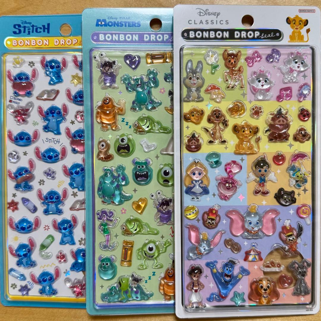 正規品☆ボンボンドロップシール ディズニー クラシック モンスターズ
