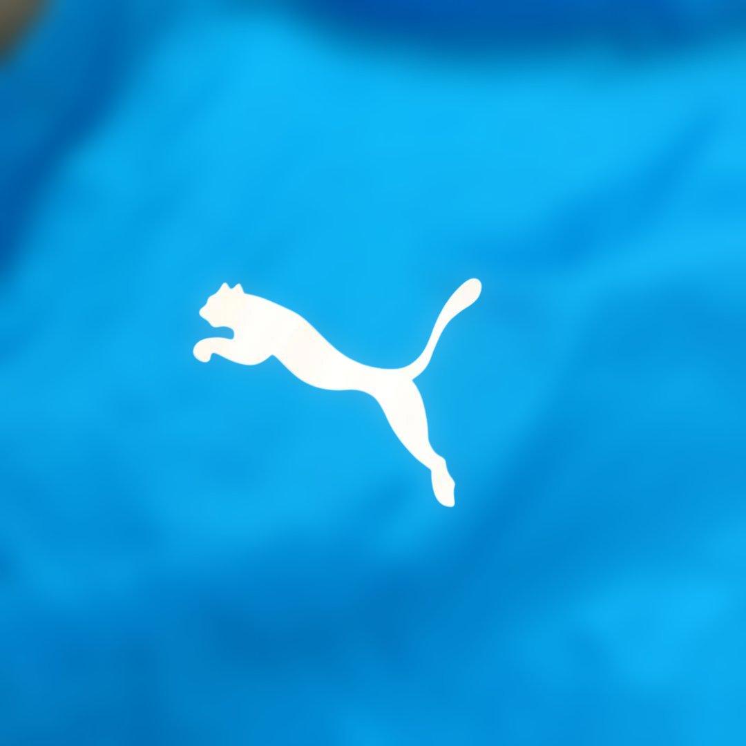 PUMA ピステ・ウィンドブレーカー XL 青/黒 - メルカリ