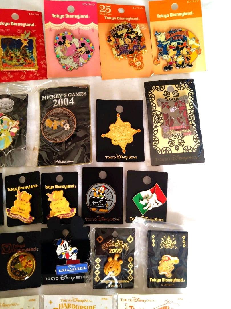 ディズニーピンバッジ 98個 未使用保管品 2026年最新】Yahoo