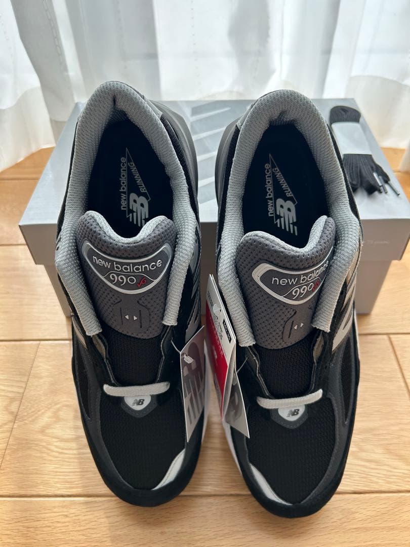 未使用 ★ ニューバランス 990v6 ブラック 28.5cm USA