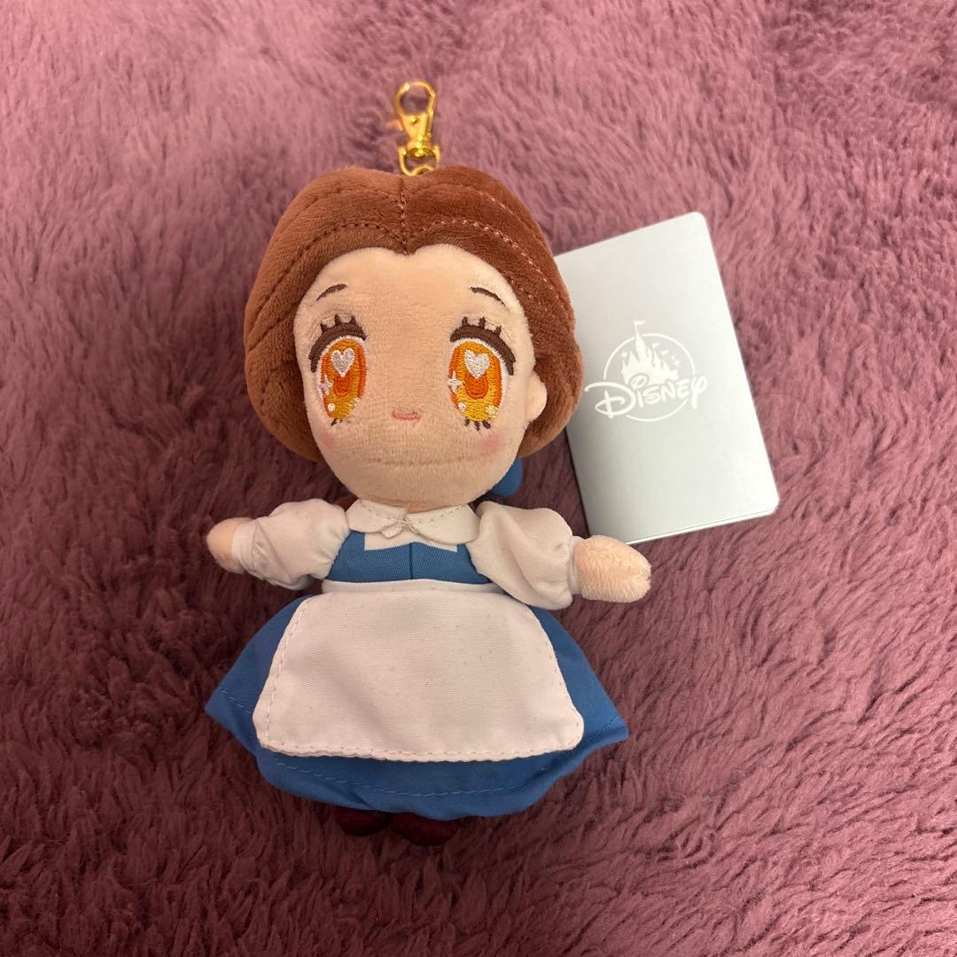 ベル ディズニーストア tiny ぬいぐるみキーチェーン 美女と野獣