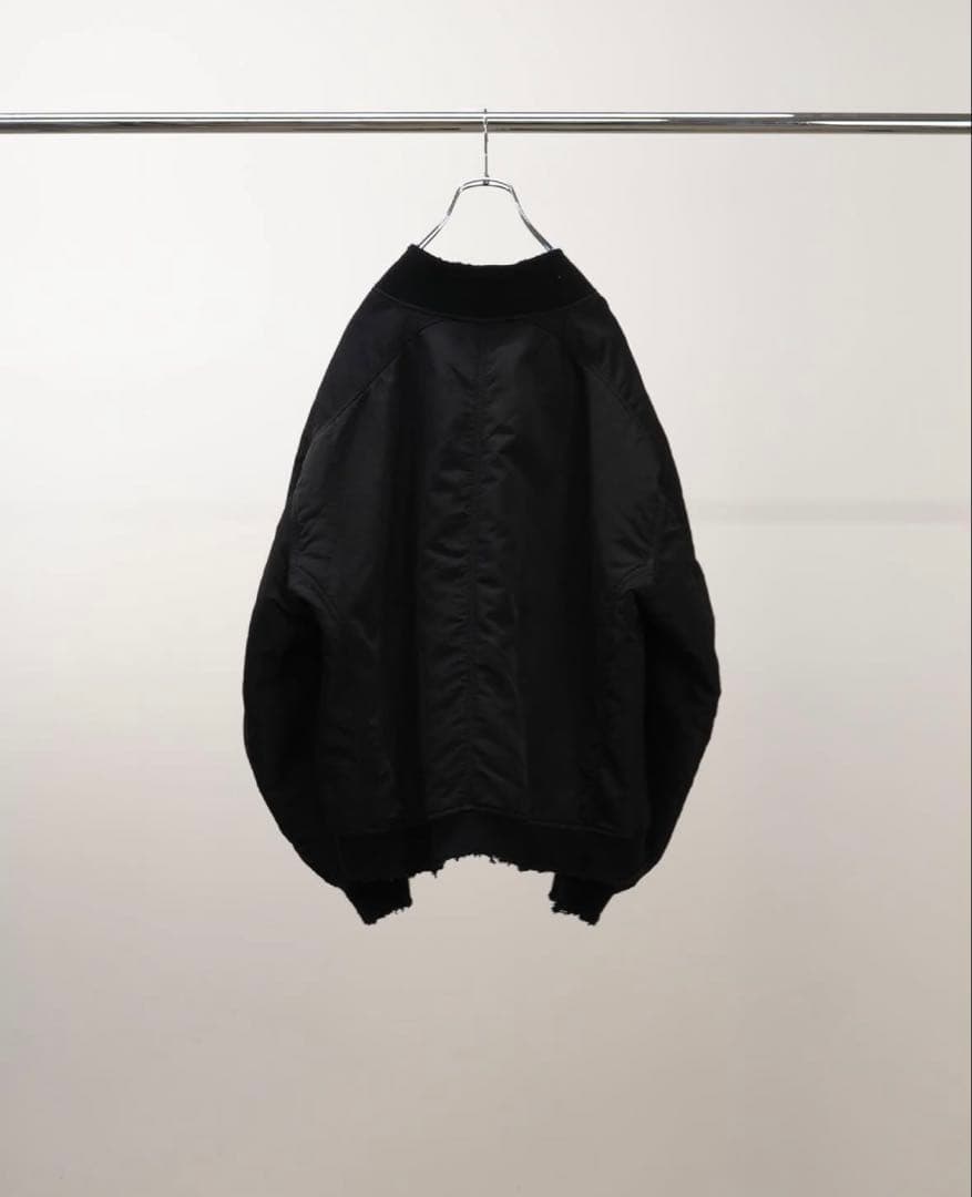 ANCELLM FADED BOMBER JACKET BLACK 2 MA-1 - メルカリ