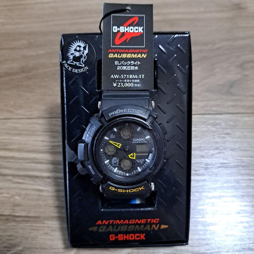 超希少❗️】g-shock AW-571-BM-1T MIB2 ガウスマン - メルカリ