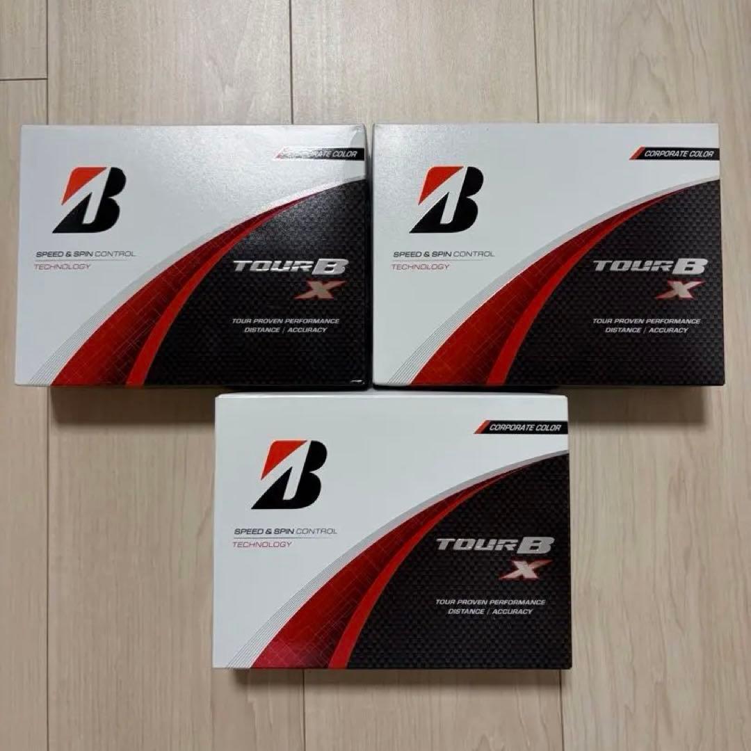 【新品】BRIDGESTONE TOUR B X ゴルフボール 3ダース 2026年／2024年モデル TOUR B XS 3ダース ブリヂストン ゴルフボール