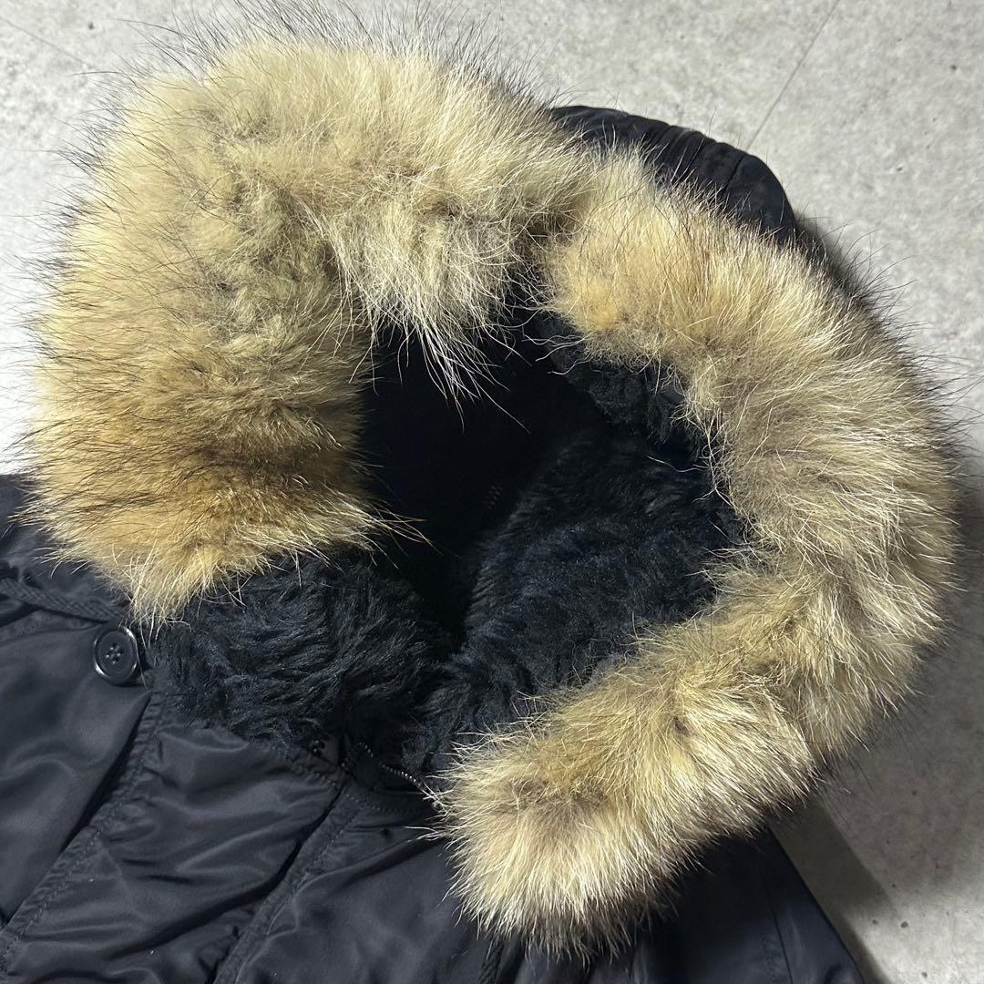 ら*ん様 美品 MARKAWARE N2B コヨーテファー 黒 3 フライトジャ - メルカリ