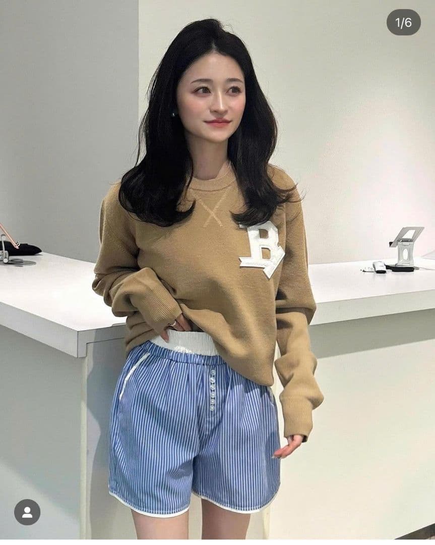 Bibiy. B CLUB KNIT ベージュM