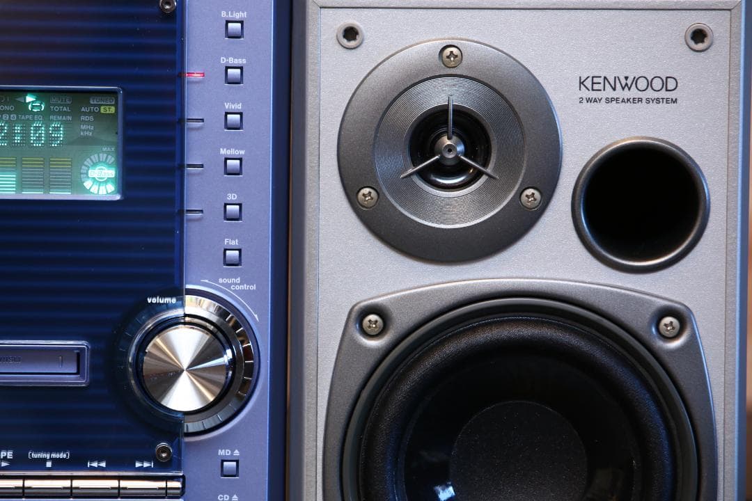 KENWOOD SL3MD CD/MD/TUNER/TAPE コンポ 完動品 - メルカリ