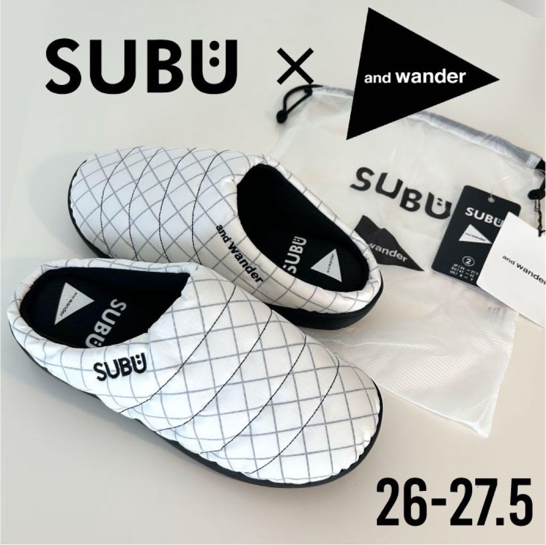 美品】SUBU × and wander エコパックパーマネントサンダル S2 - メルカリ
