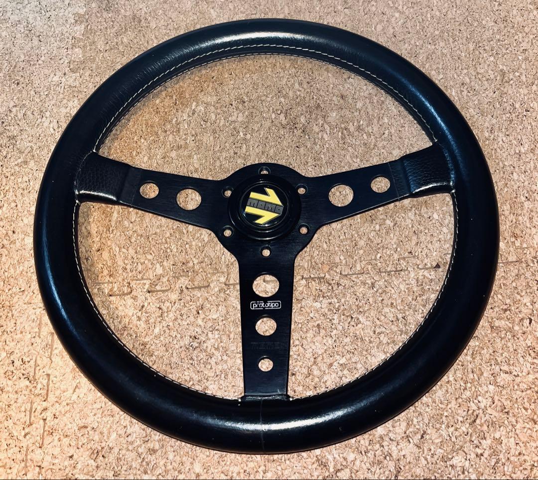 よ*し様 MOMO ステアリング prototipo 黒　レザー PROTOTIPO BLACK EDITION（P-5)