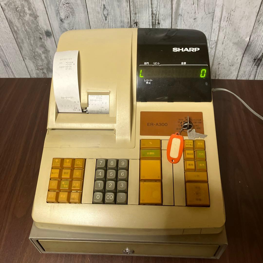 SHARP レジスターER-A300 ロールペーパー2個つき SHARP レジスターER-A300 ロールペーパー2個つき SHARP レジスターER