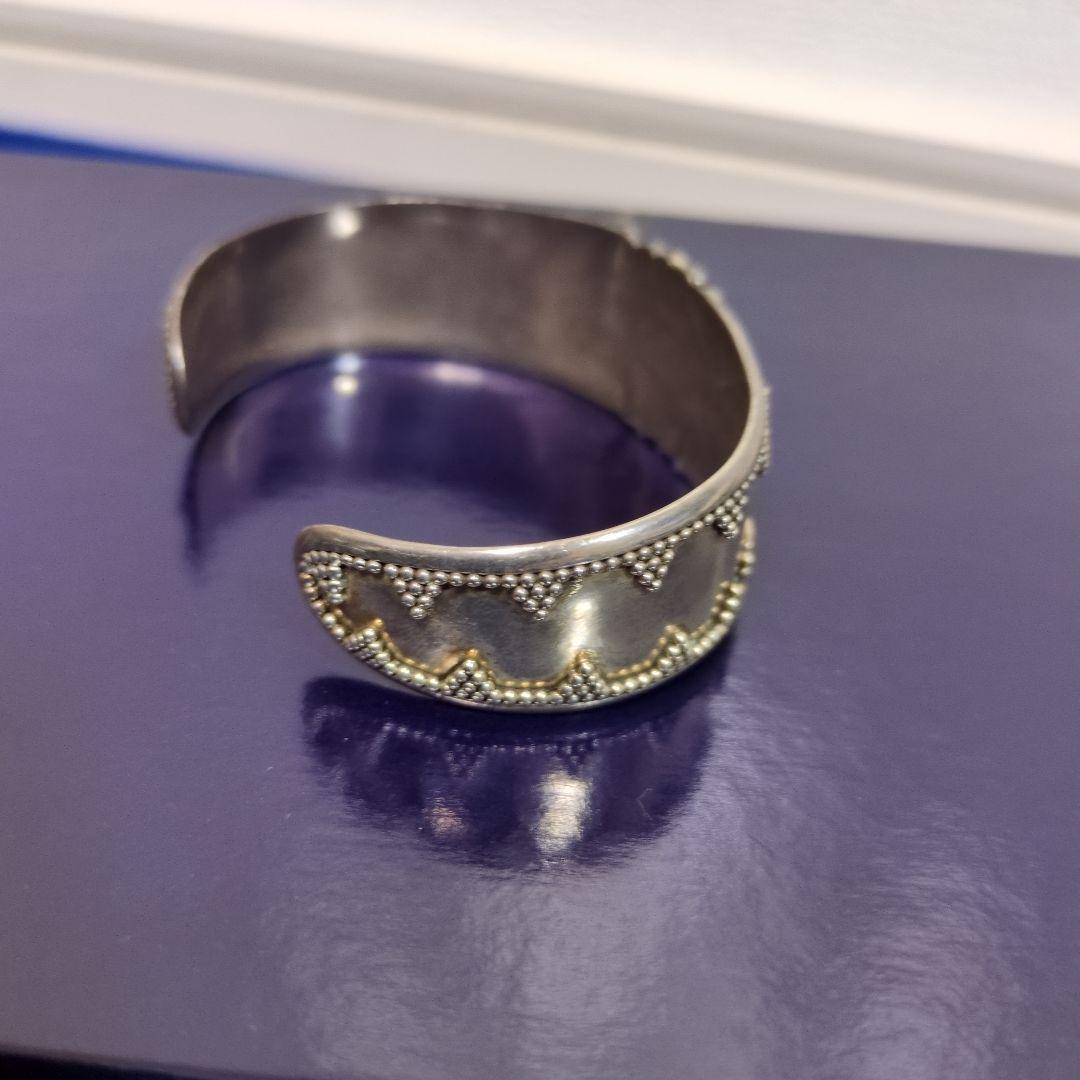 SUARTI シルバー925 カフバングル ブレスレット